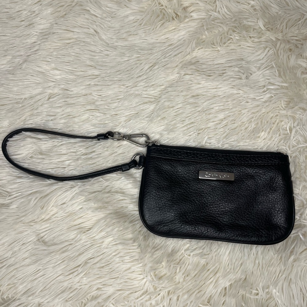 Calvin Klein Black Wristlet